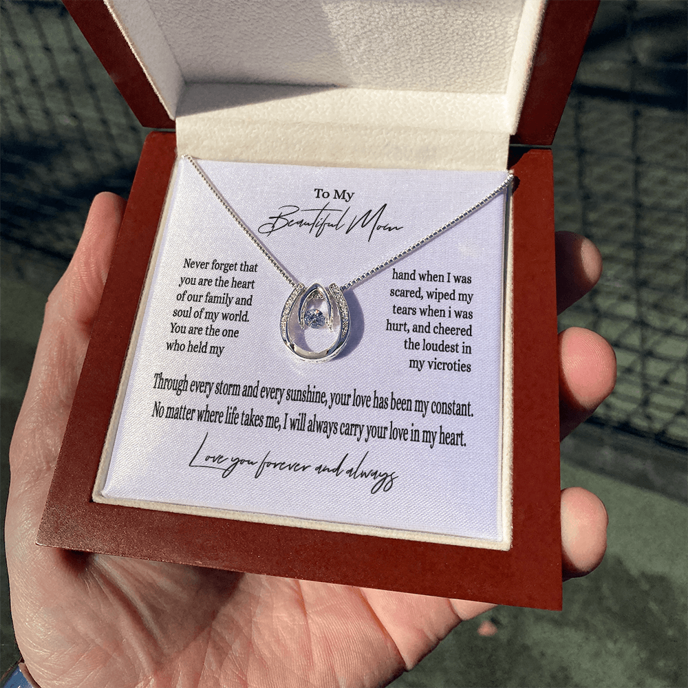 Necklace for Mom from Son or Daughter | Mother's Day Gift, Birthday, Christmas Jewelry
