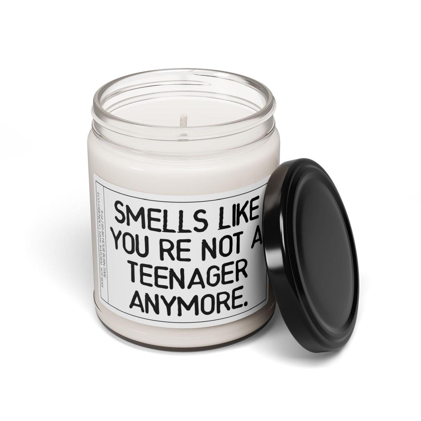 Smells Like You’re Not a Teenager Anymore | Fun Candle Gift for Celebrating the End of Youth