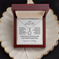 Mom Necklace Gift from Son or Daughter | Eternal Hope Nacklace for Mom on Her Birthday