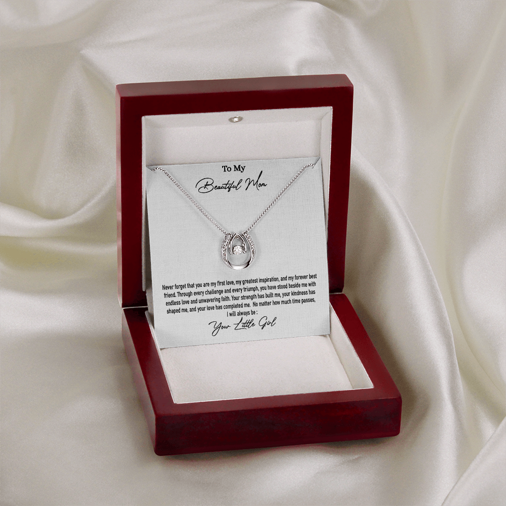 Little Girl Gift to Mother | Lucky in Love Necklace | Romantic Gift for Her | SparkinGifts