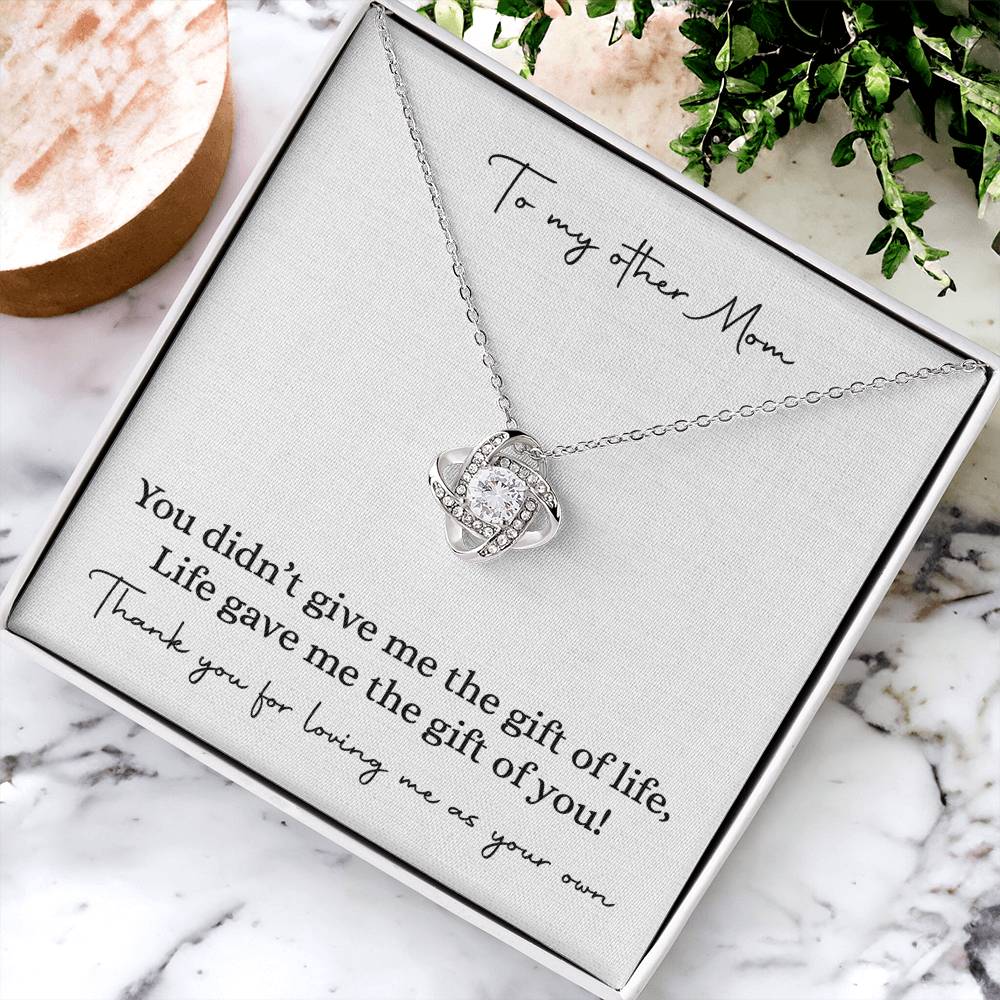 Wedding Gift To My Bonus Mom, Step Mother Of The Bride Necklace Gift, Wedding Gift for Step Mother,