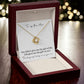 Wedding Gift To My Bonus Mom, Step Mother Of The Bride Necklace Gift, Wedding Gift for Step Mother,