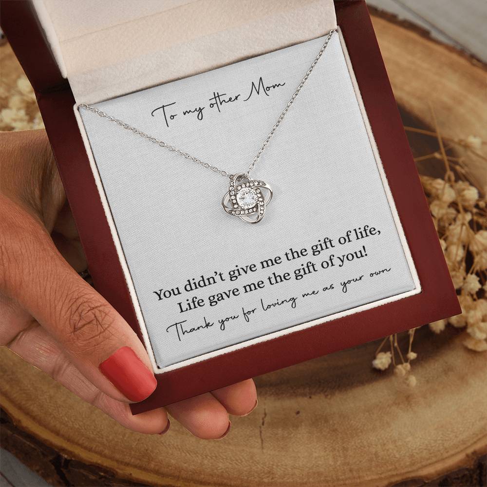 Wedding Gift To My Bonus Mom, Step Mother Of The Bride Necklace Gift, Wedding Gift for Step Mother,