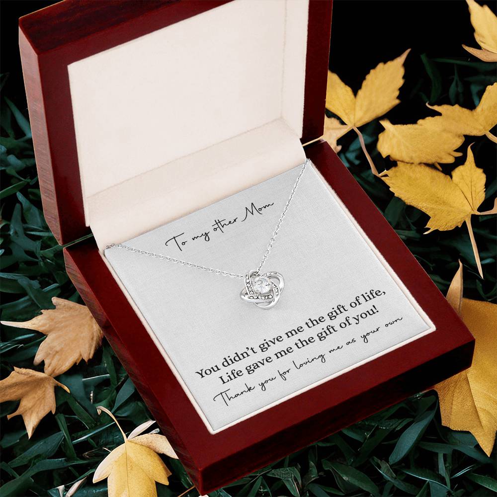 Wedding Gift To My Bonus Mom, Step Mother Of The Bride Necklace Gift, Wedding Gift for Step Mother,