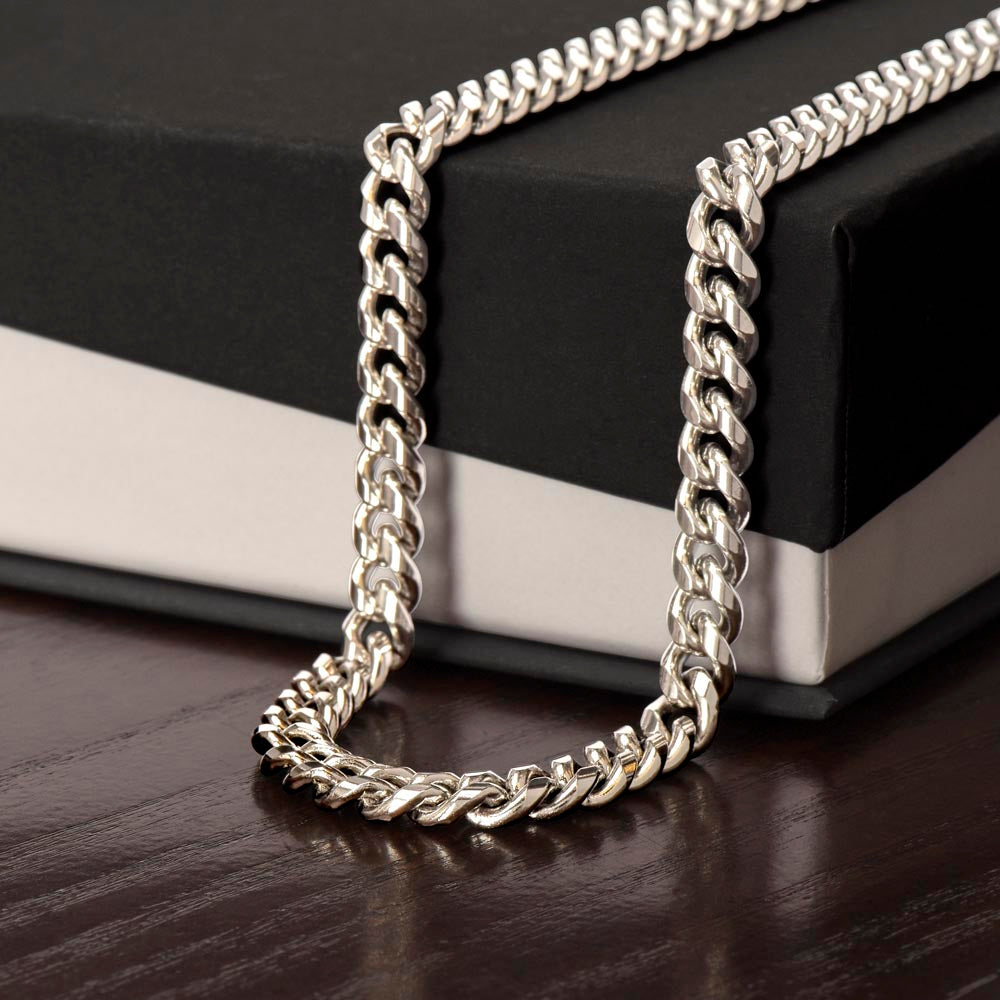Cuban Stailess Steel Chain Link, Hardcore Gifts for Men, Boys or Husbands
